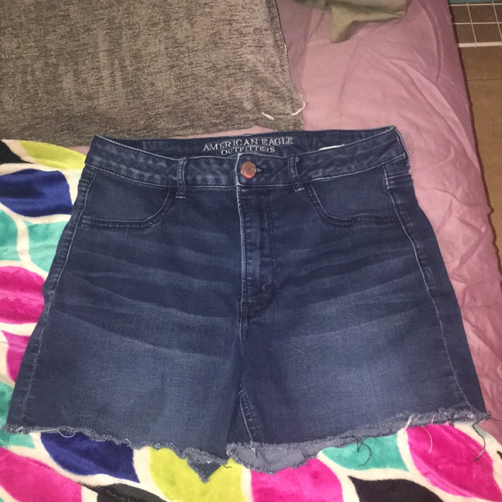stretchy jean shorts